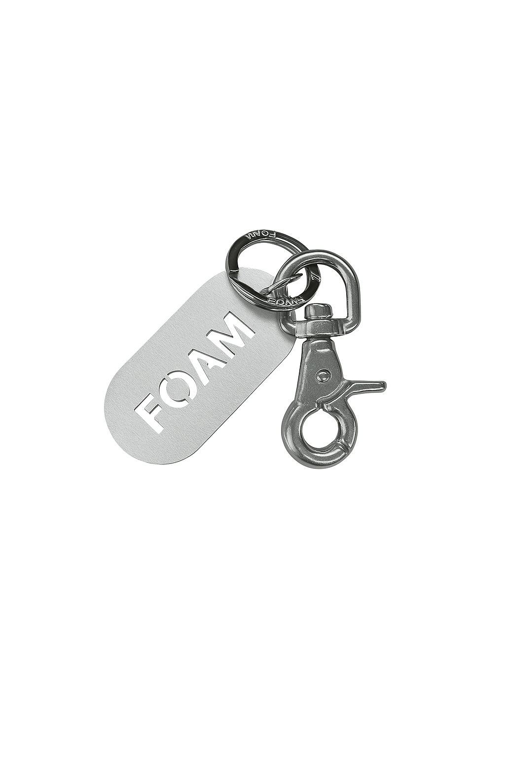 Stainless Steel Dog Tag Keychain